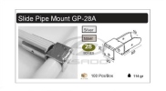 Đầu đỡ ống trượt GP-28A - slide-mount-gp-28a-2810a