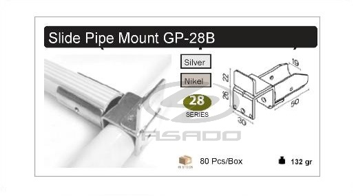 Đầu đỡ ống trượt GP-28B-slide-mount-gp-28b-sm-2810b
