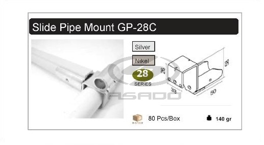 Đầu đỡ ống trượt GP-28C-slide-mount-gp28-c-sm-2810bc